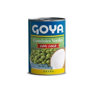 gandules verdes con coco